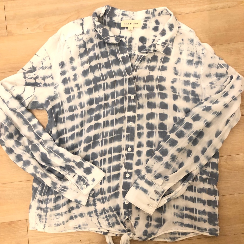 Cloth & Stone tie dye top